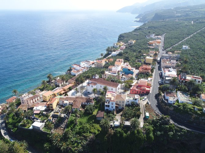 Villa de San Andrés en San Andrés y Sauces Vista Aérea.JPG