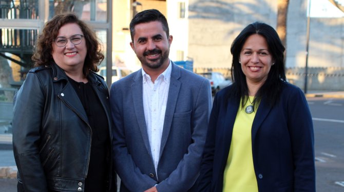 Guadalupe González, Auxi González y Onán Cruz