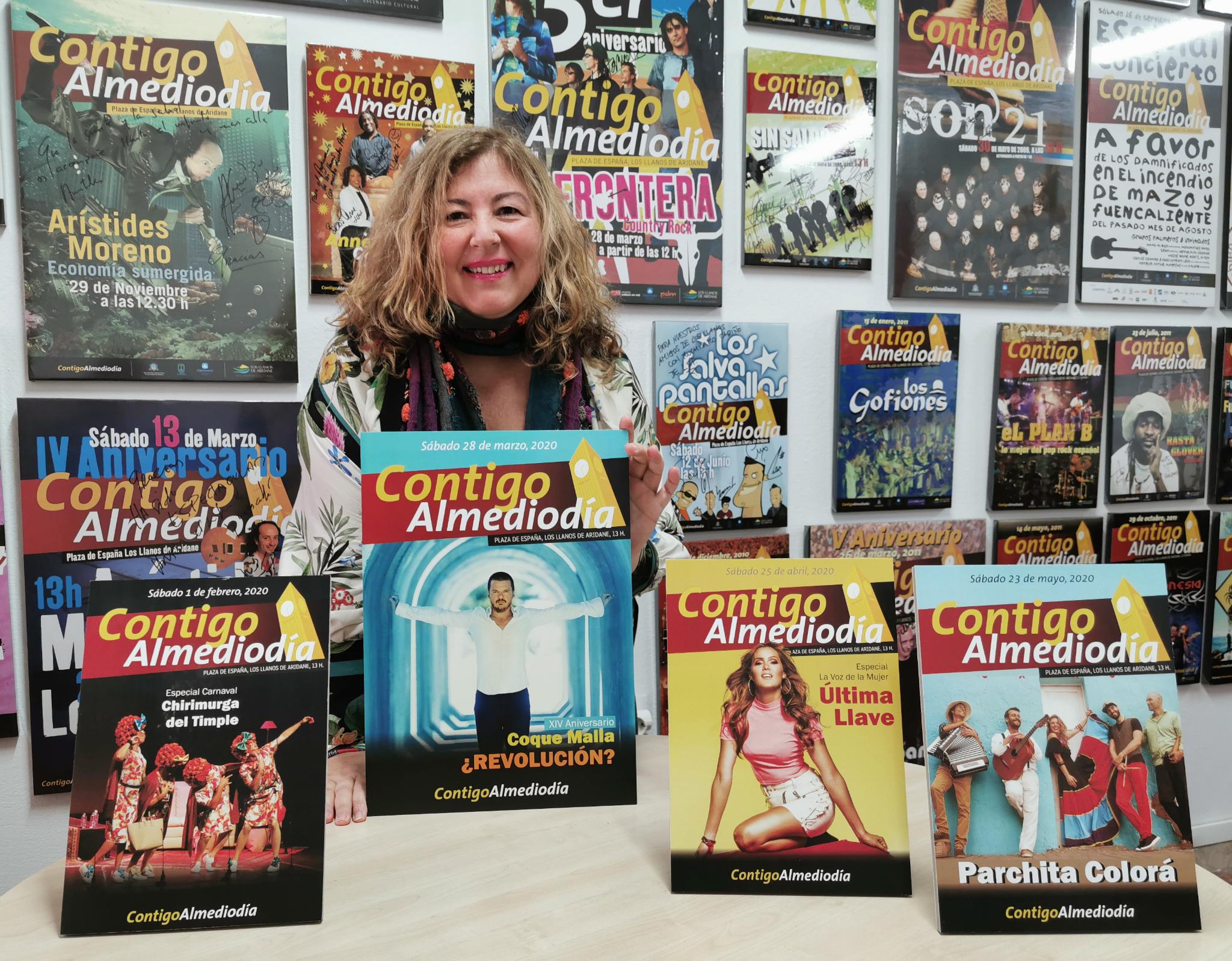 La concejala, Charo González Palmero, presenta los cuatro Contigo al Mediodía previsto para los próximos meses en Los Llanos de Aridane