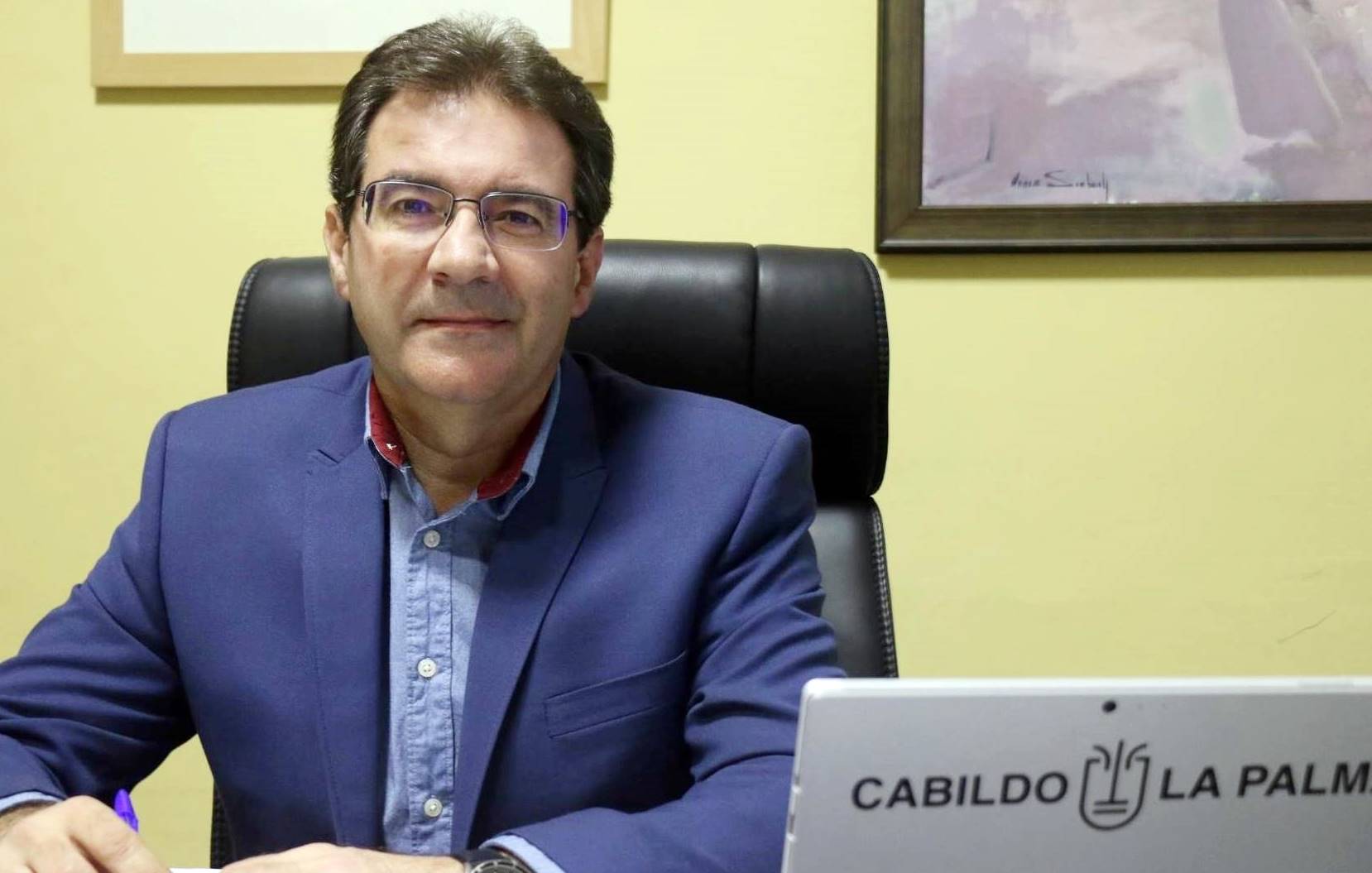 José Adrián Hernández Montoya, vicepresidente y consejero de Agricultura, Ganadería y Pesca del Cabildo de La Palma