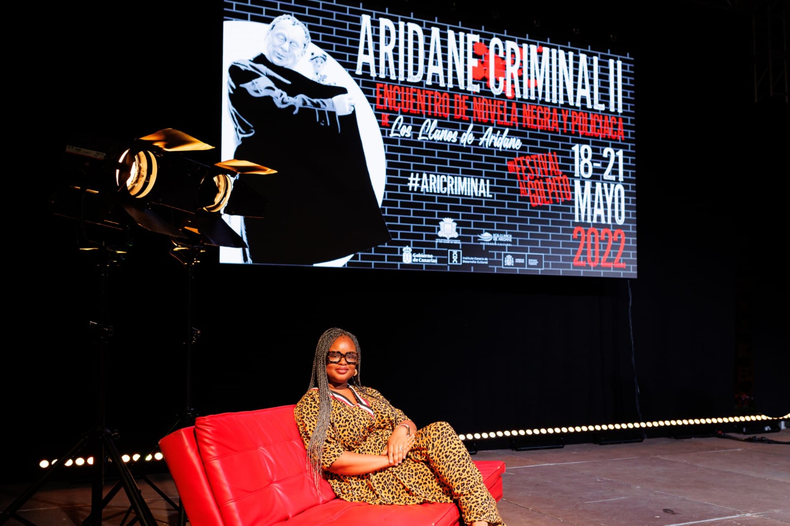 La escritora nigeriana Oyinkan Braithwaite, foto realizada por Andrew Gallego