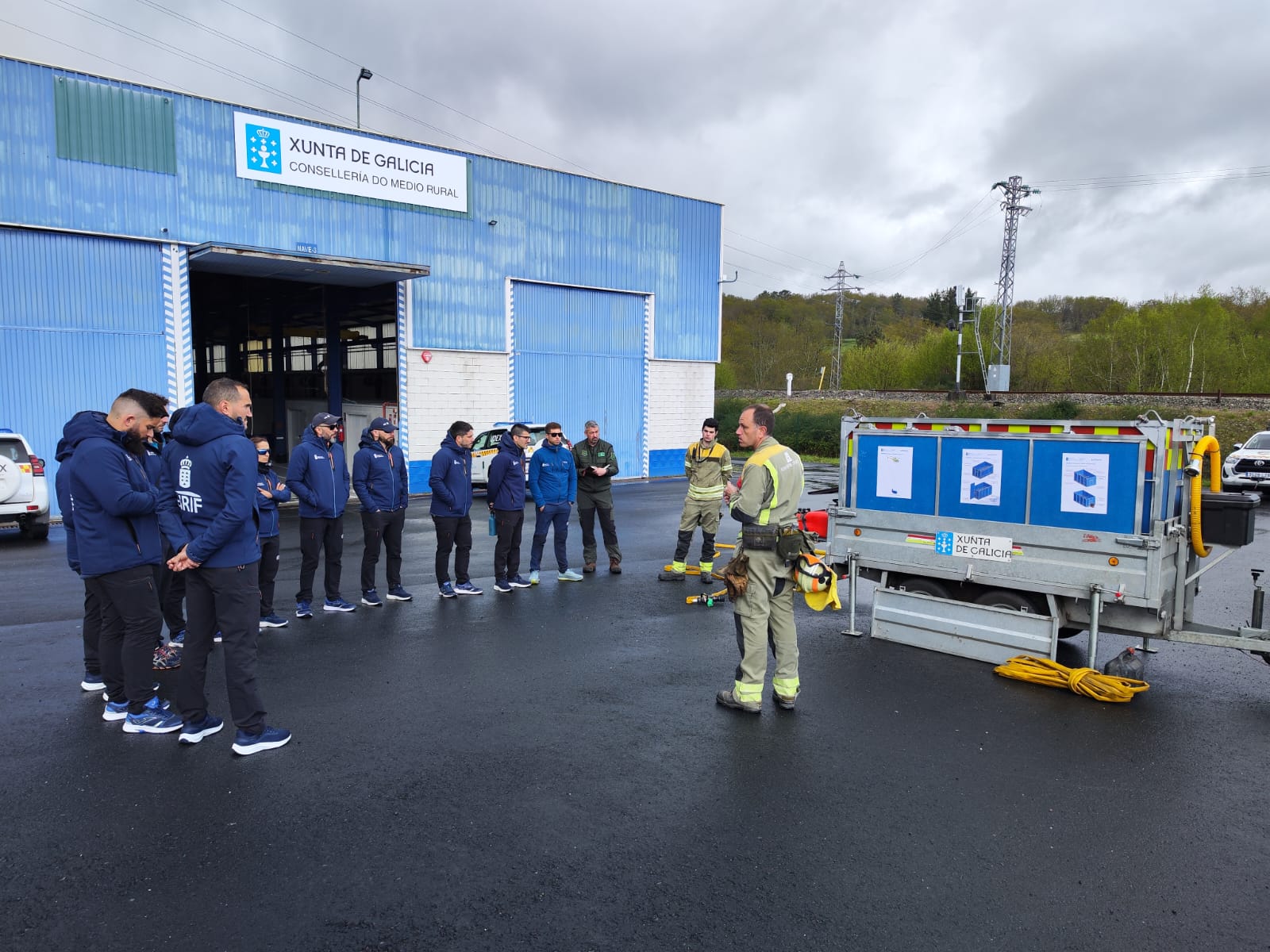220424 .NP. Los EIRIF crean sinergias e intercambian experiencias en prevención y extinción de incendios con sus homólogos en Ga