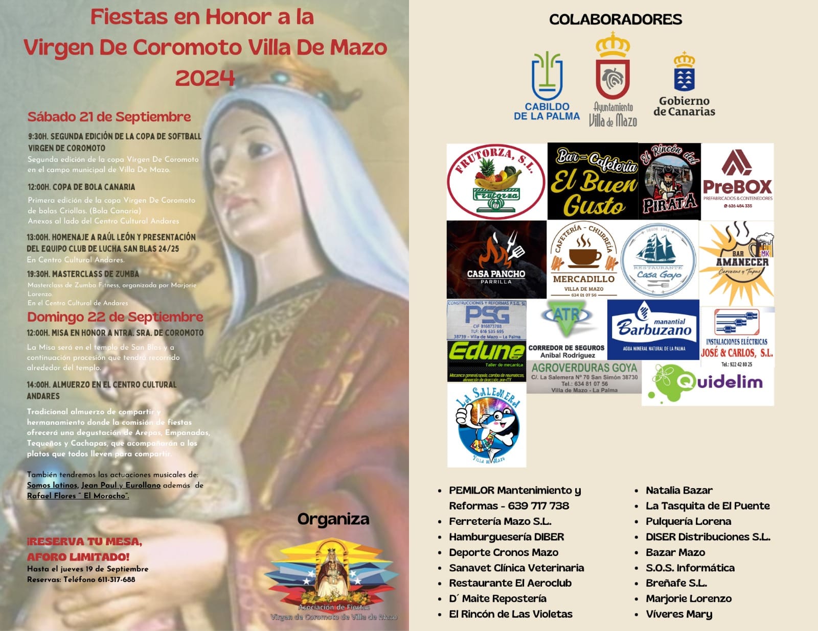 Cartel Fiestas del Coromoto Villa de Mazo .jpg
