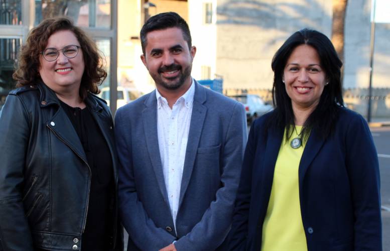 Guadalupe González, Auxi González y Onán Cruz