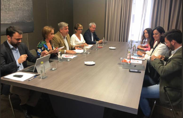 Reunión del PSOE con Ciudadanos
