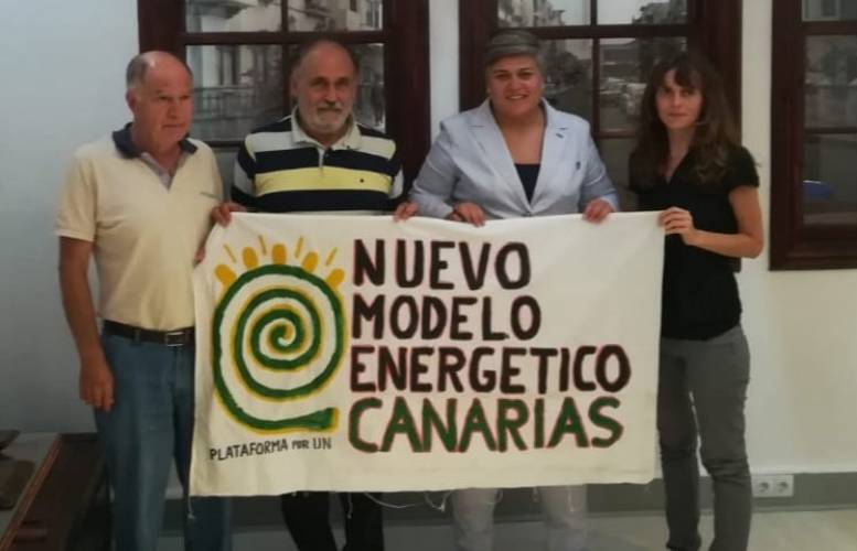 Noelia García Leal, alcaldesa de Los Llanos de Aridane y la Asociación por un Nuevo Modelo Energético de Canarias
