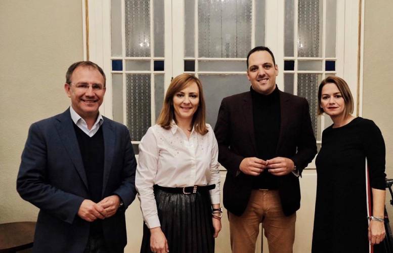 Diputados de CC por La Palma: Sergio Rodríguez, Nieves Lady Barreto, Jonathan Felipe, Judit Bayarri