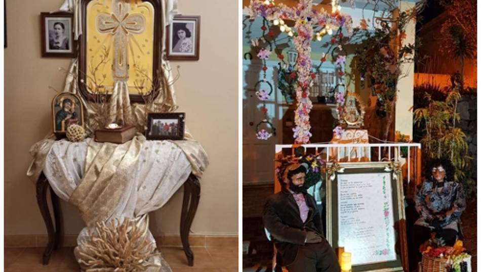 Izq. cruz de José Fernando Marante Díaz - dcha. Cruz de Jorge Alfredo Castillo Felipe