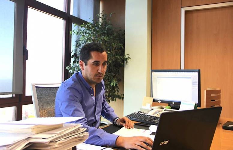 Borja Pérez, alcalde de Breña Baja.