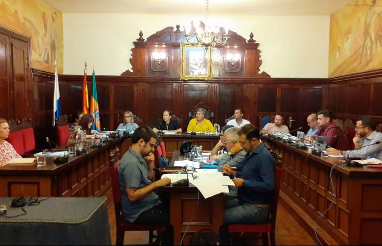 Sesión plenaria Los Llanos de Aridane, foto de archivo.